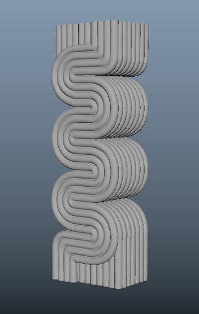 Irregular Candle Design 3D print model_2