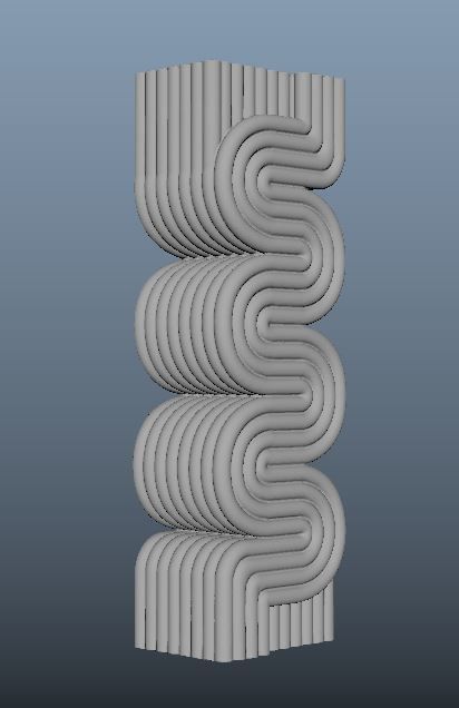 Irregular Candle Design 3D print model_3