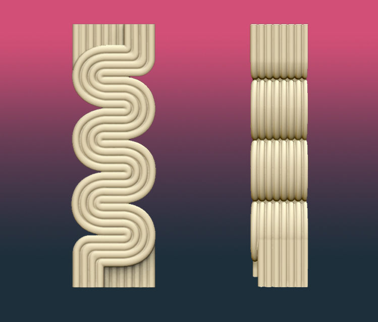 Irregular Candle Design 3D print model_1