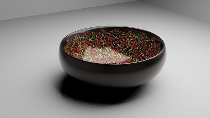 Bowl for interior Free 3D model
