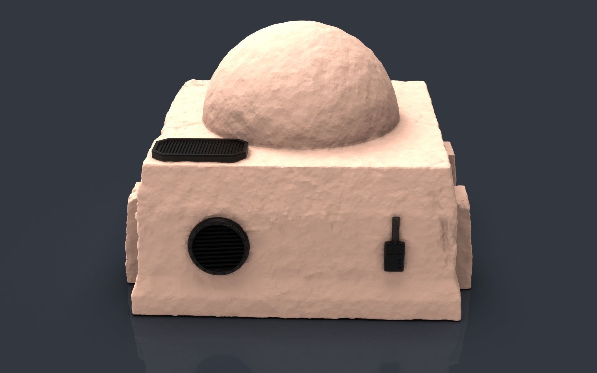 Star wars tatooine buldings LEGION 3D print model_7