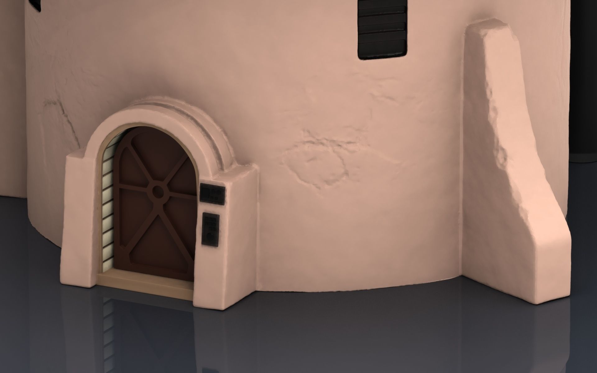 Star wars tatooine buldings LEGION 3D print model_20