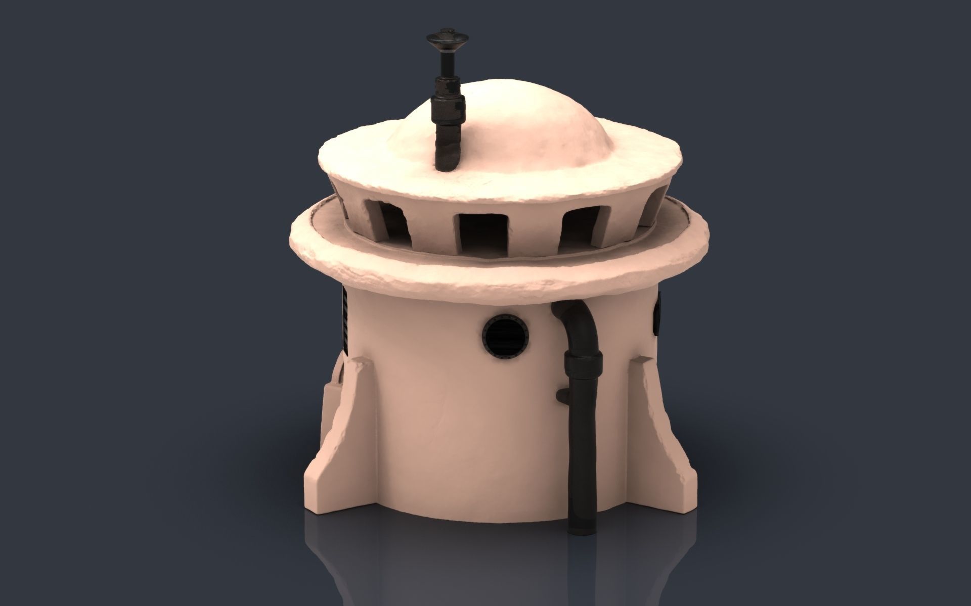 Star wars tatooine buldings LEGION 3D print model_18