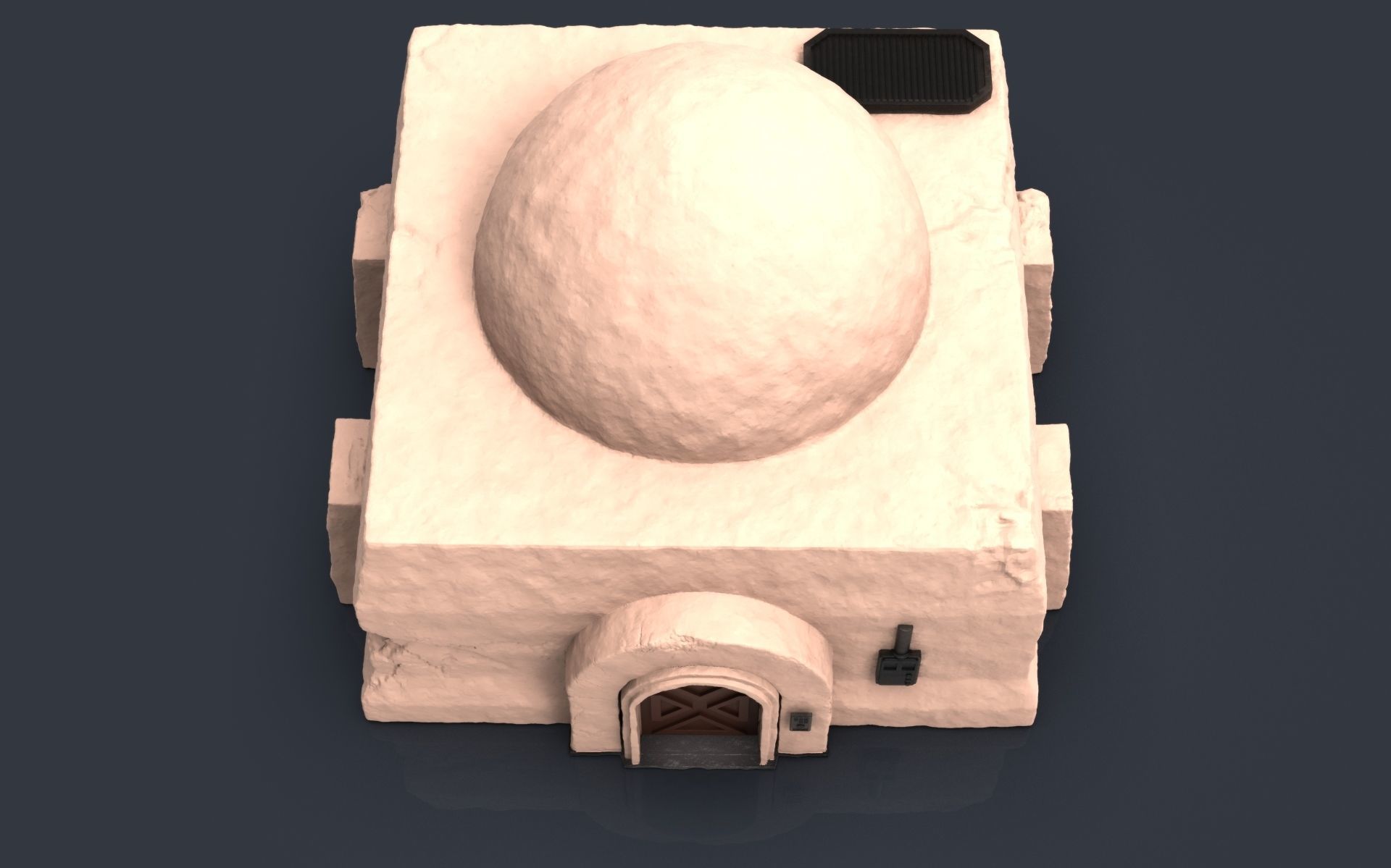 Star wars tatooine buldings LEGION 3D print model_5