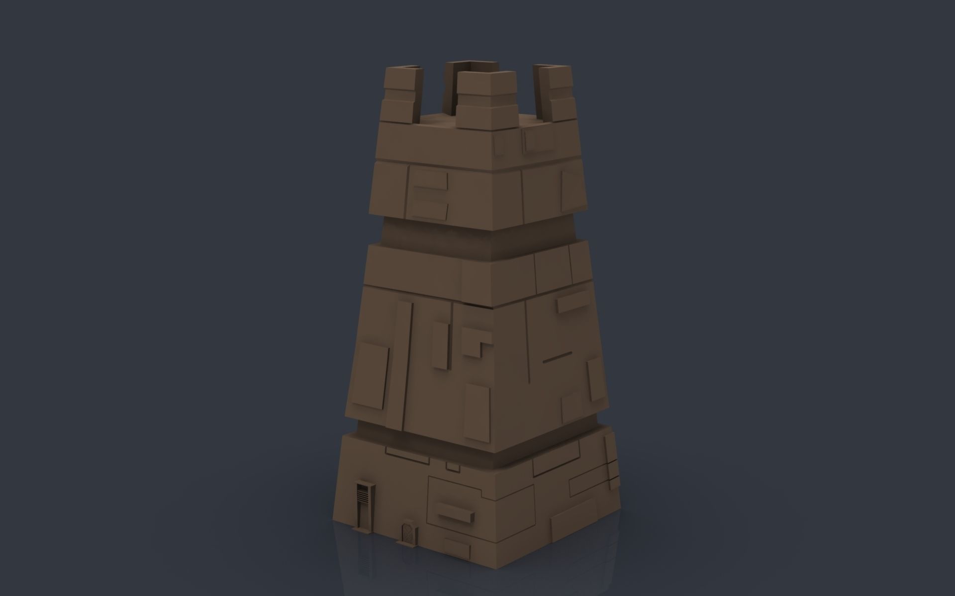 Star wars tatooine buldings LEGION 3D print model_46