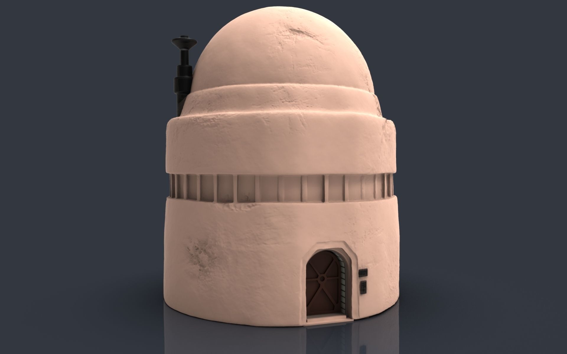 Star wars tatooine buldings LEGION 3D print model_38