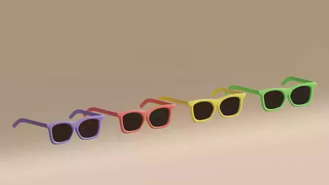 Simple sunglasses model