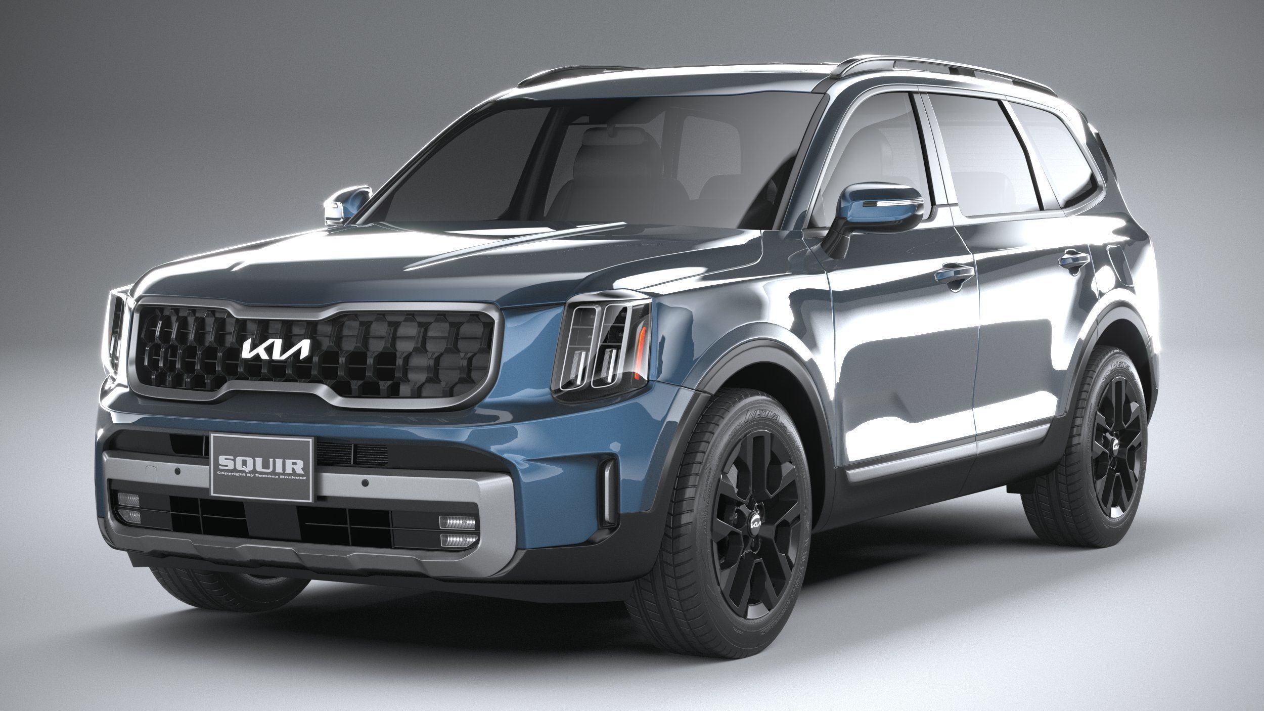 Kia Telluride 2023 3D model CGTrader