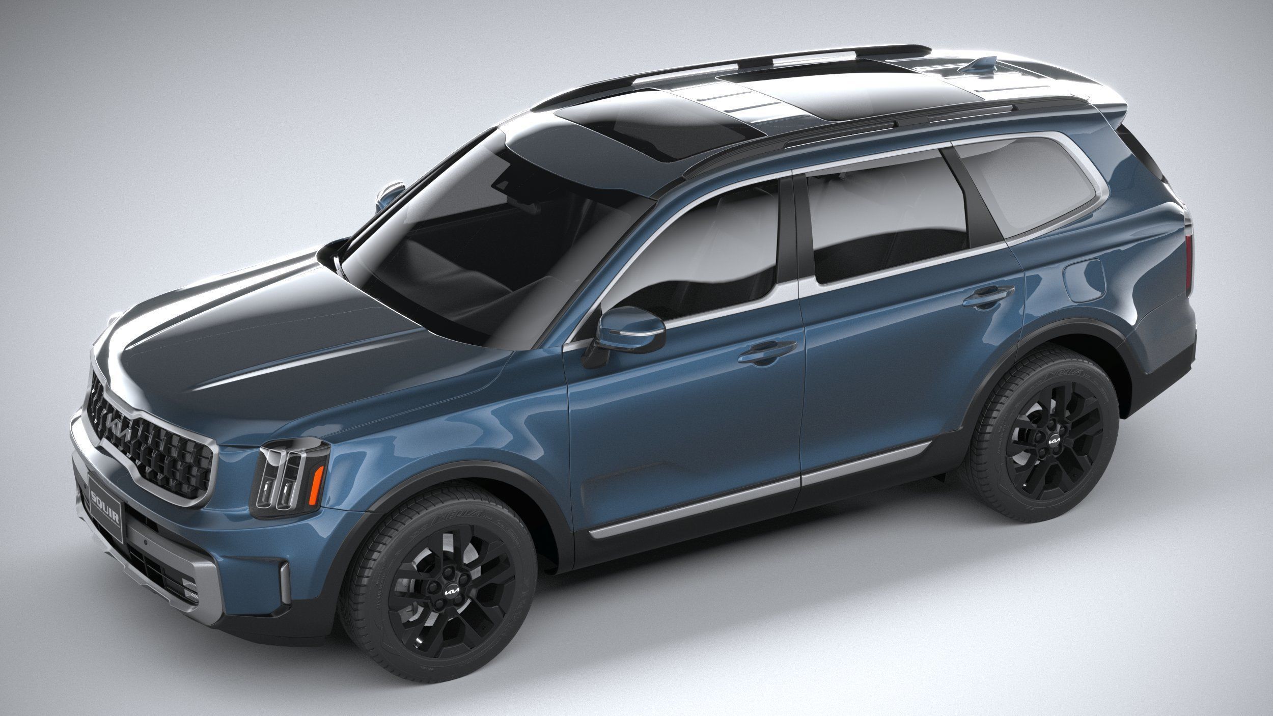 Kia Telluride 2023 3D model CGTrader
