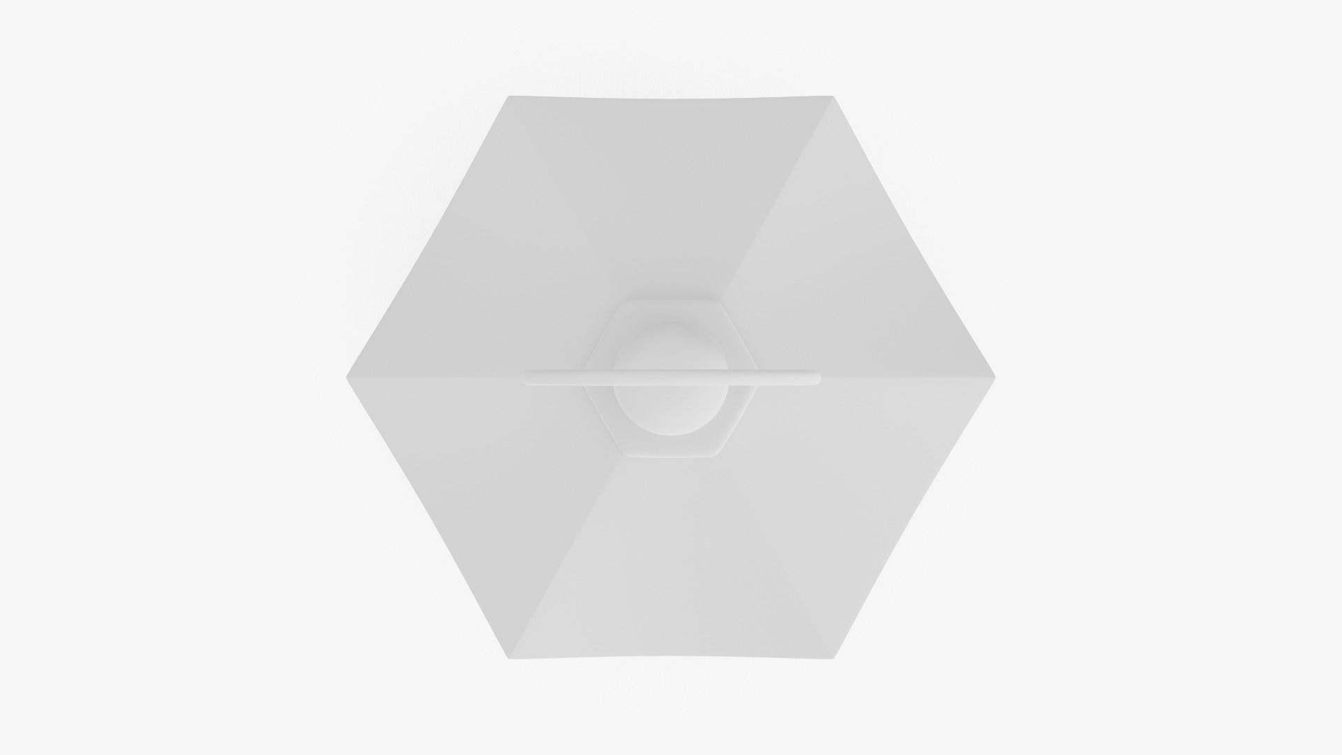 Japanese Style Wood Lantern 3D model_15