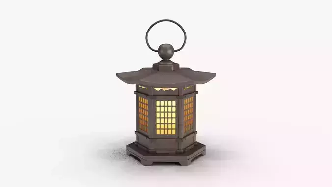 Japanese Style Wood Lantern