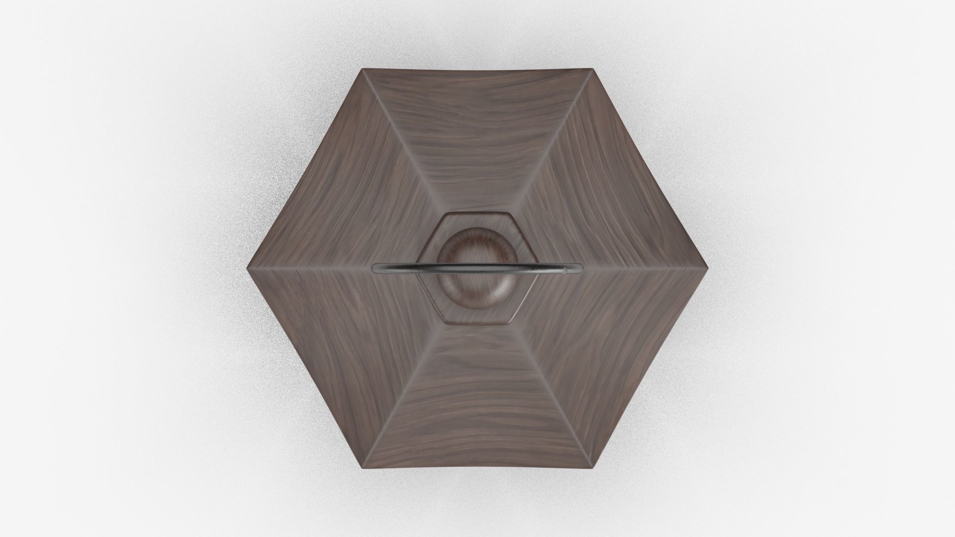 Japanese Style Wood Lantern 3D model_4