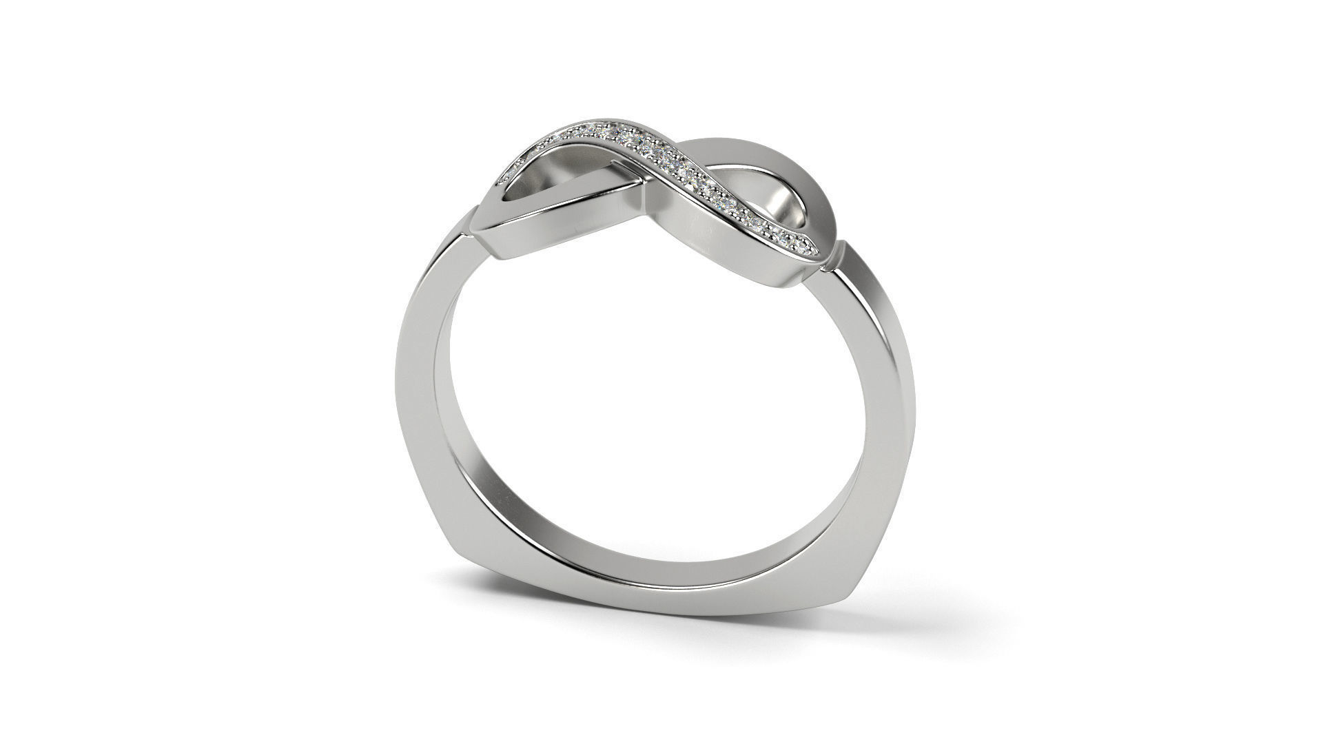 Infinity Ring All Sizes 3D print model_2