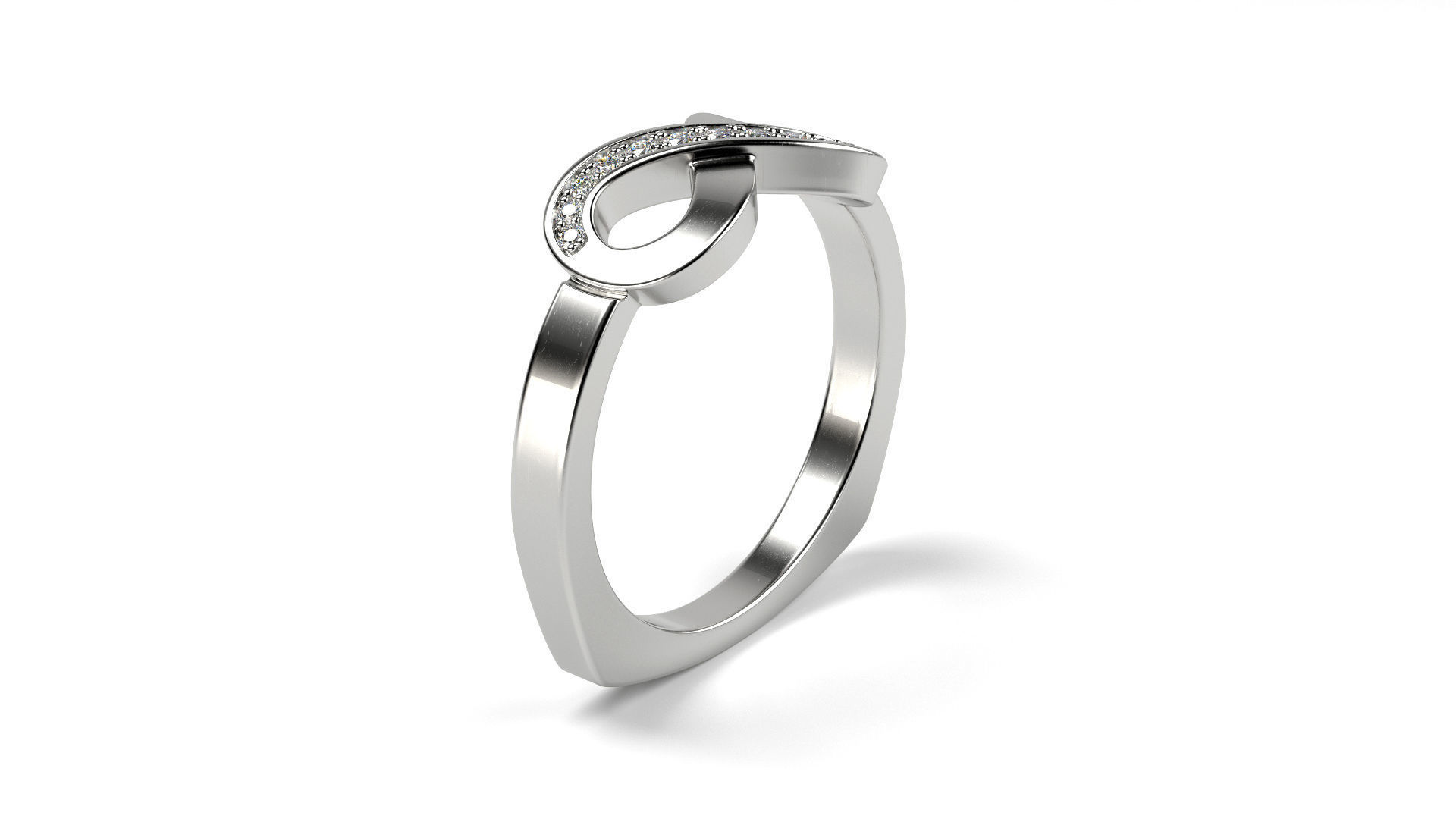 Infinity Ring All Sizes 3D print model_1