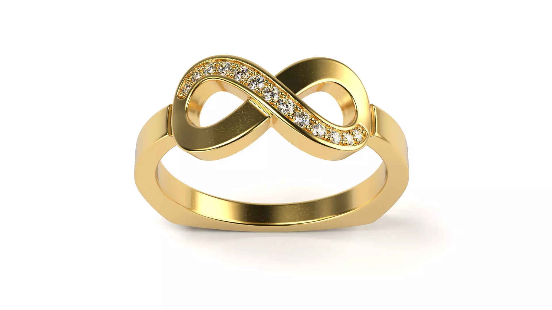 Infinity Ring All Sizes 3D print model_0