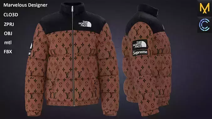 Male Jacket OBJ mtl FBX ZPRJ