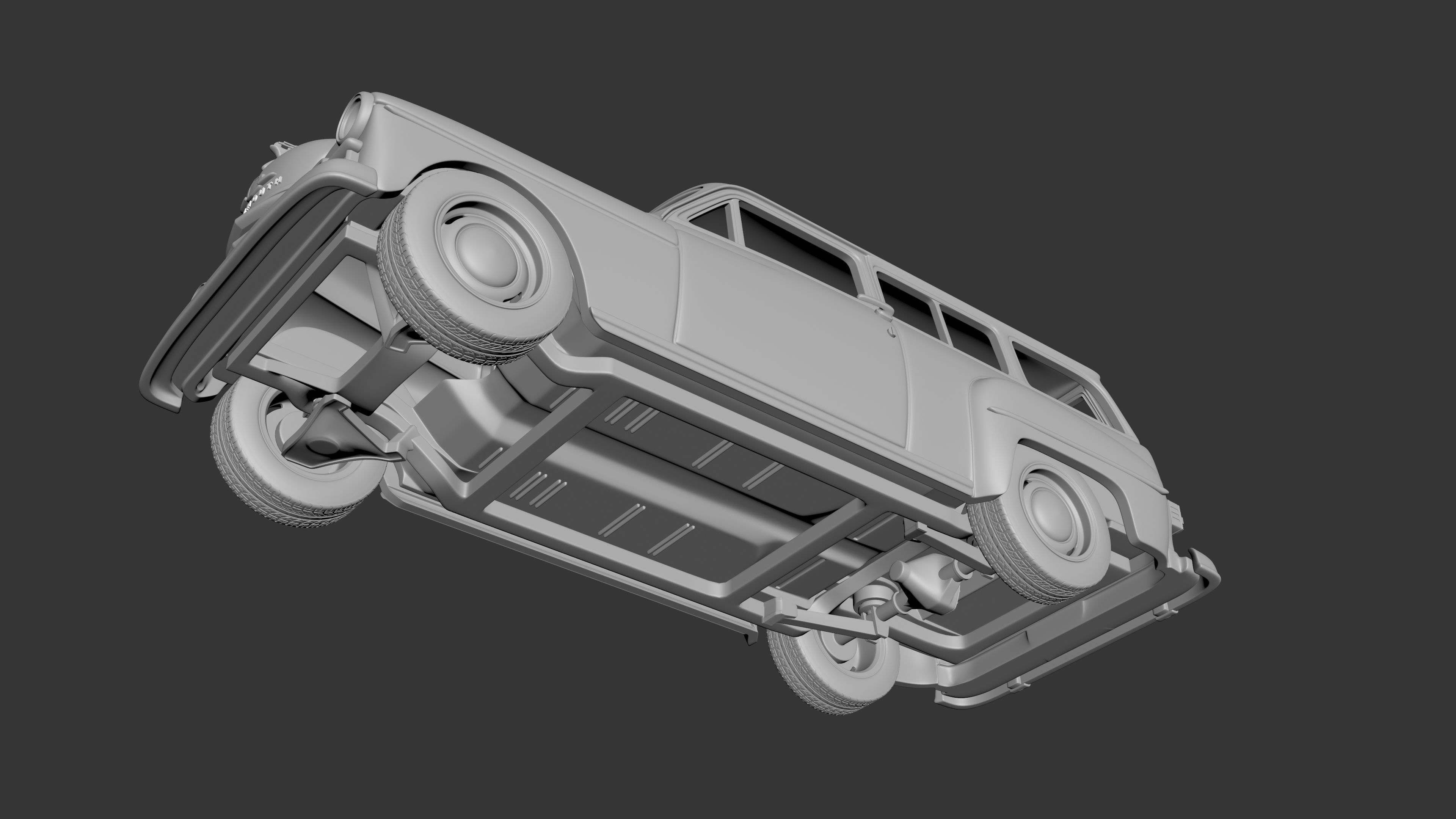 Plymouth Suburban Wagon 1950  3D print model_12