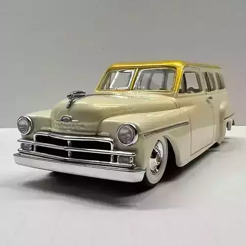 Plymouth Suburban Wagon 1950  3D print model Plymouth Suburban Wagon 1950  3D print model