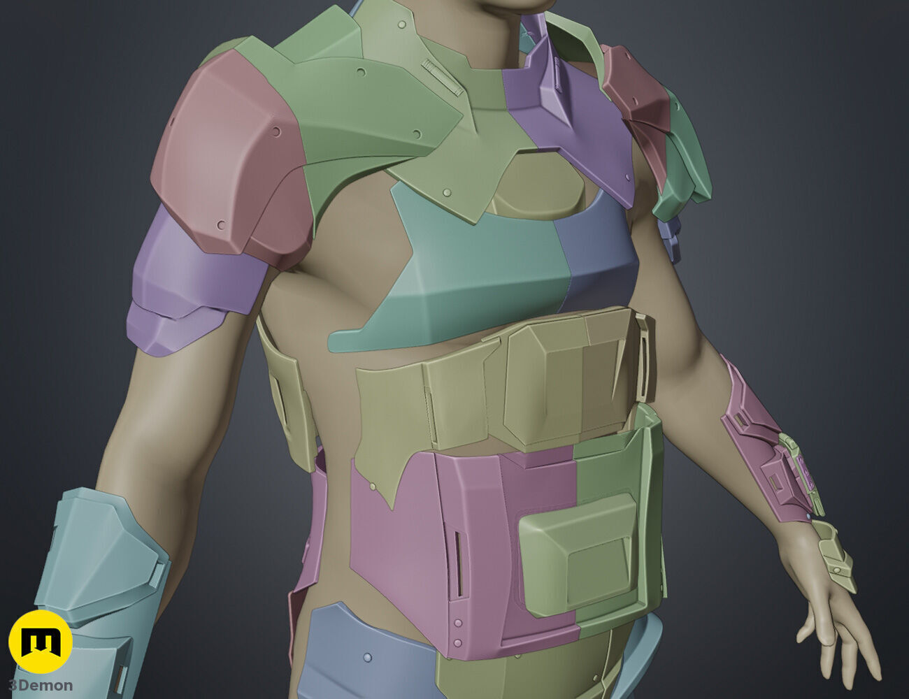 Atreides Armor - Dune 3D print model_9