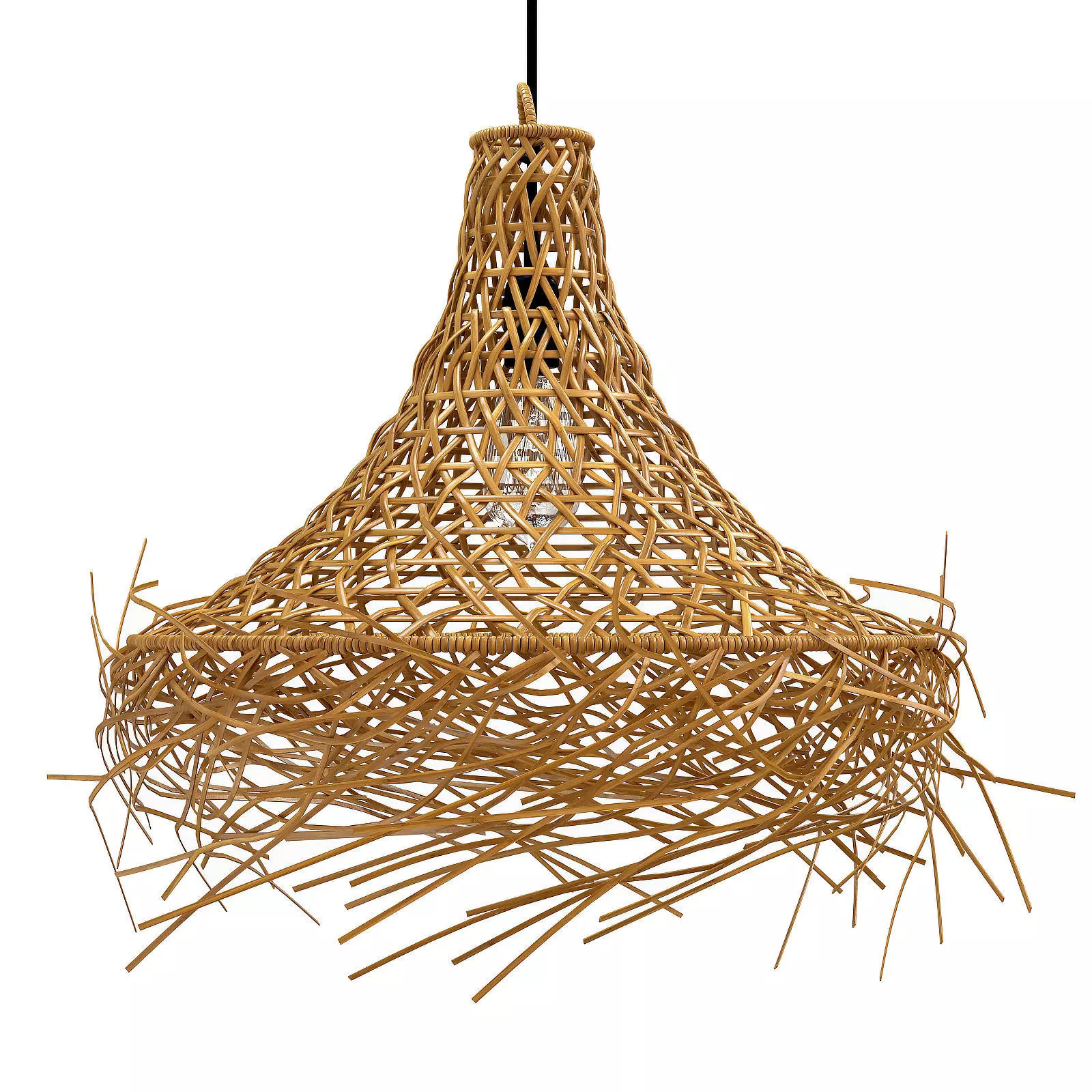 The Mykonos Pendant Natural Lamp 3D model_0