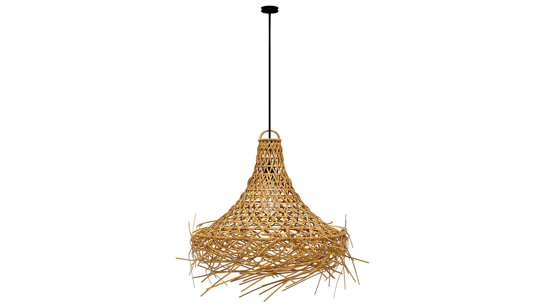 The Mykonos Pendant Natural Lamp 3D model_8