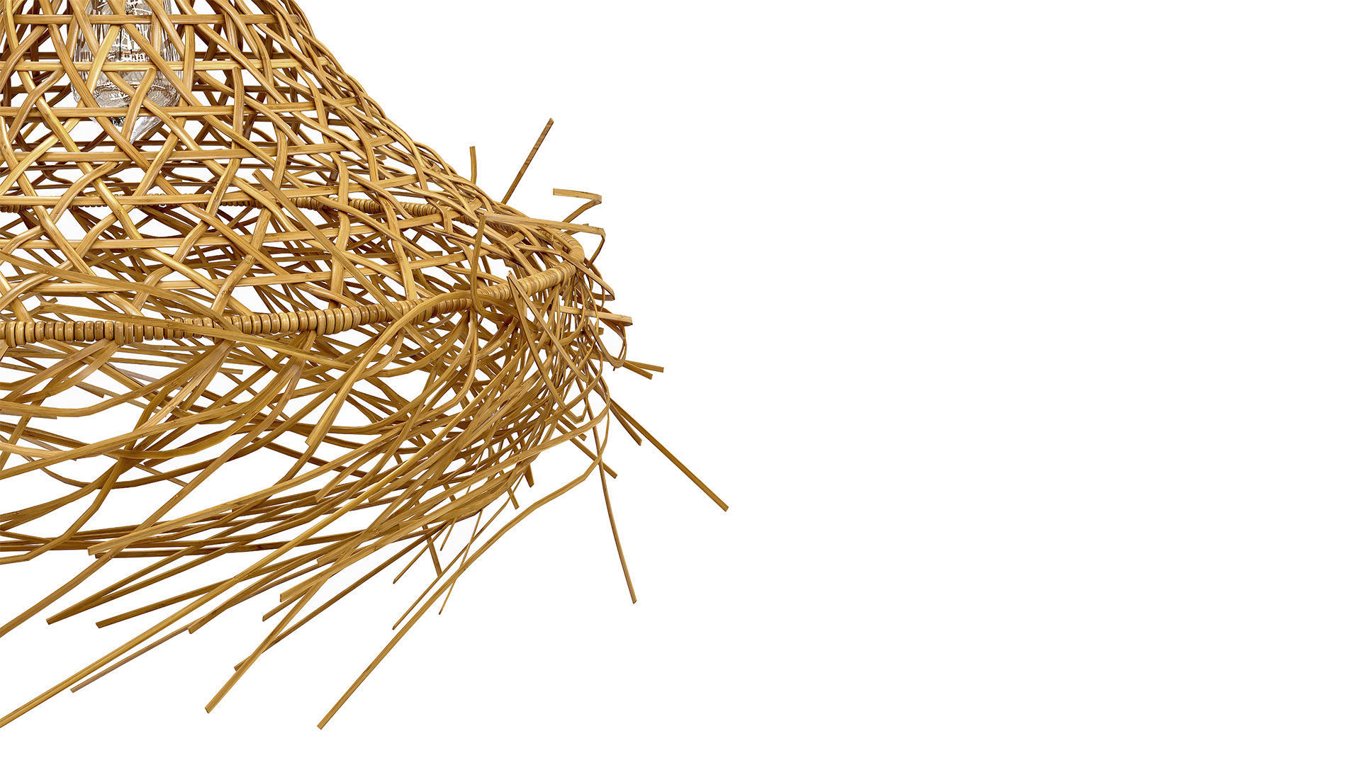 The Mykonos Pendant Natural Lamp 3D model_7