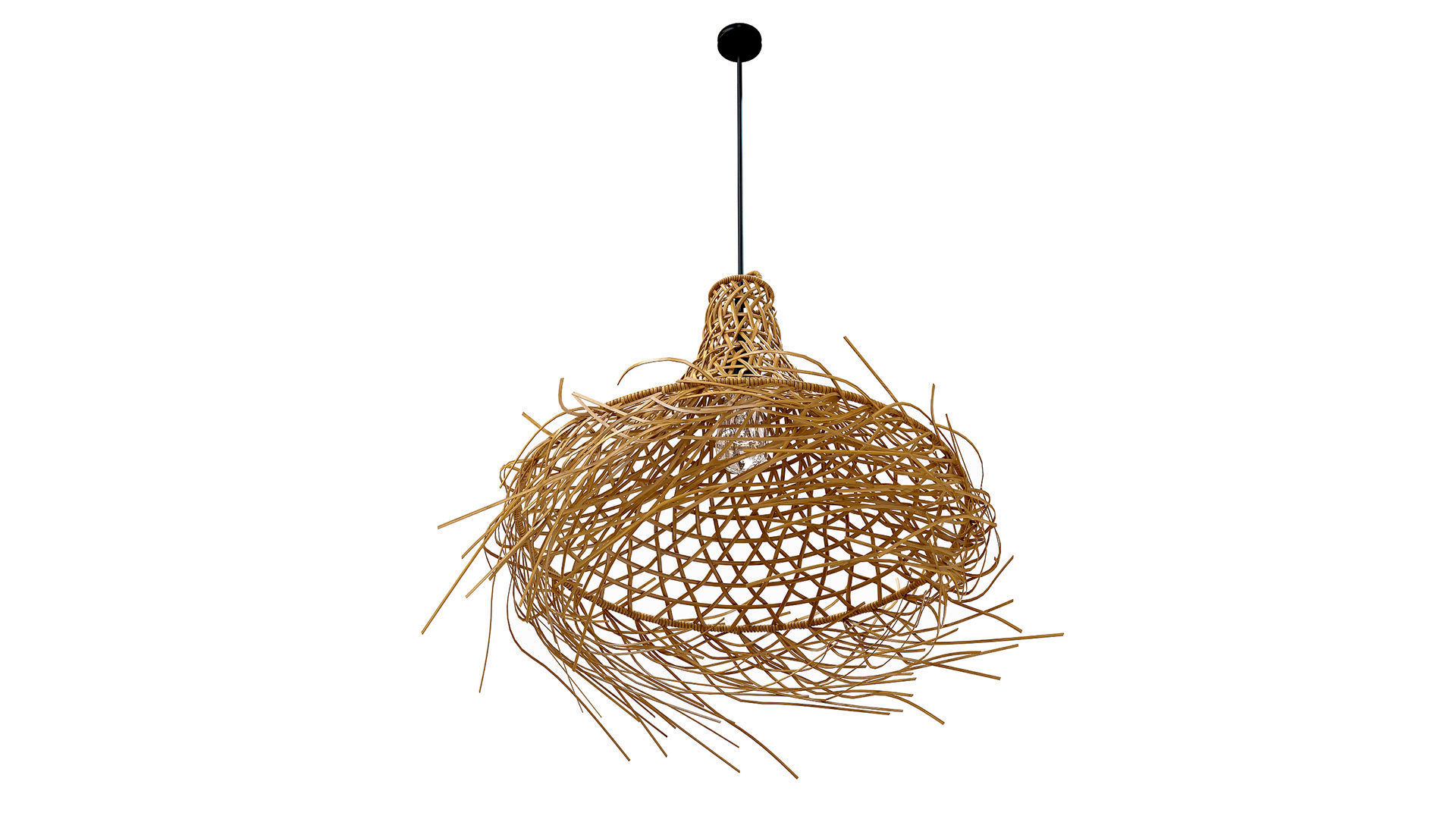 The Mykonos Pendant Natural Lamp 3D model_5