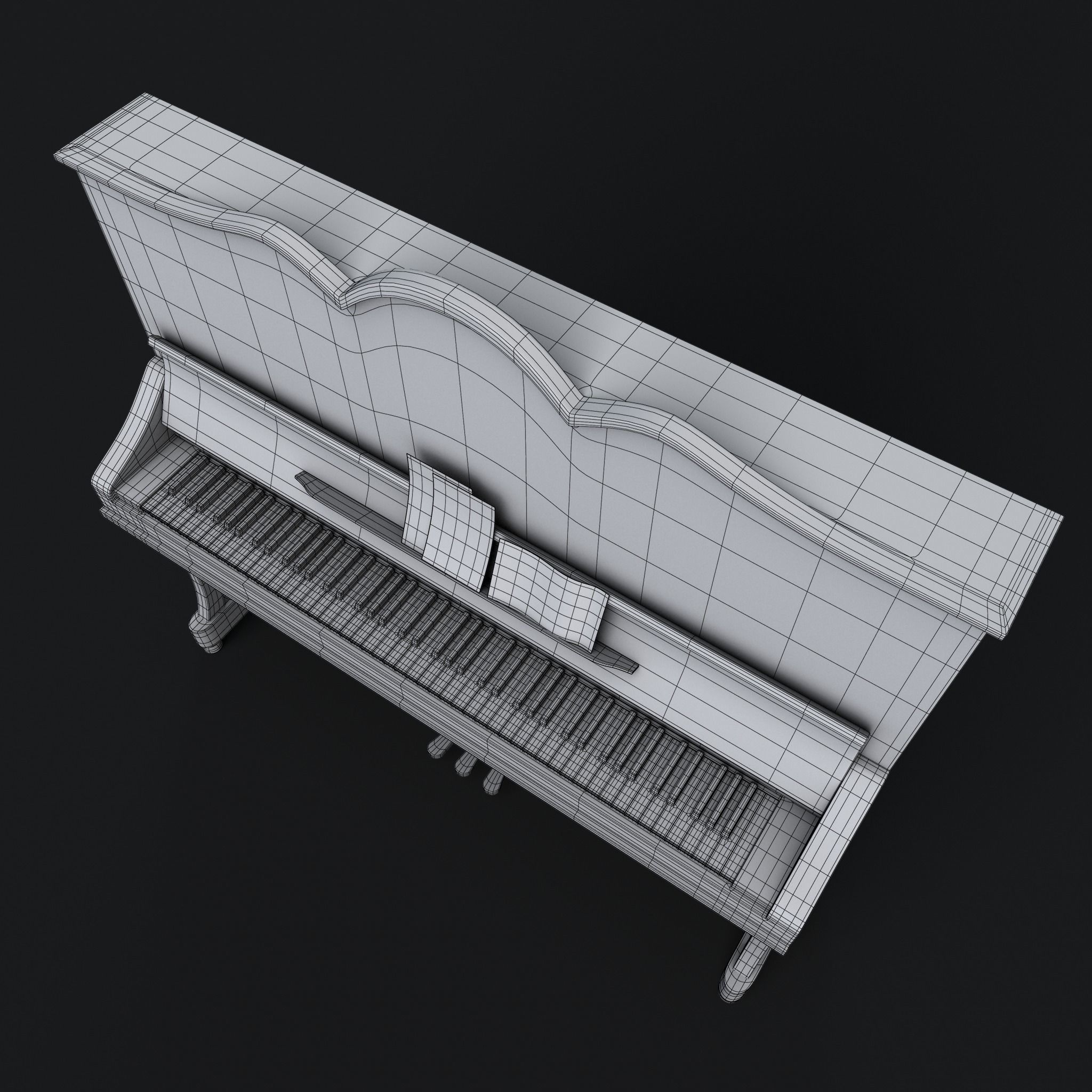 Piano 3D Model 3D model_5