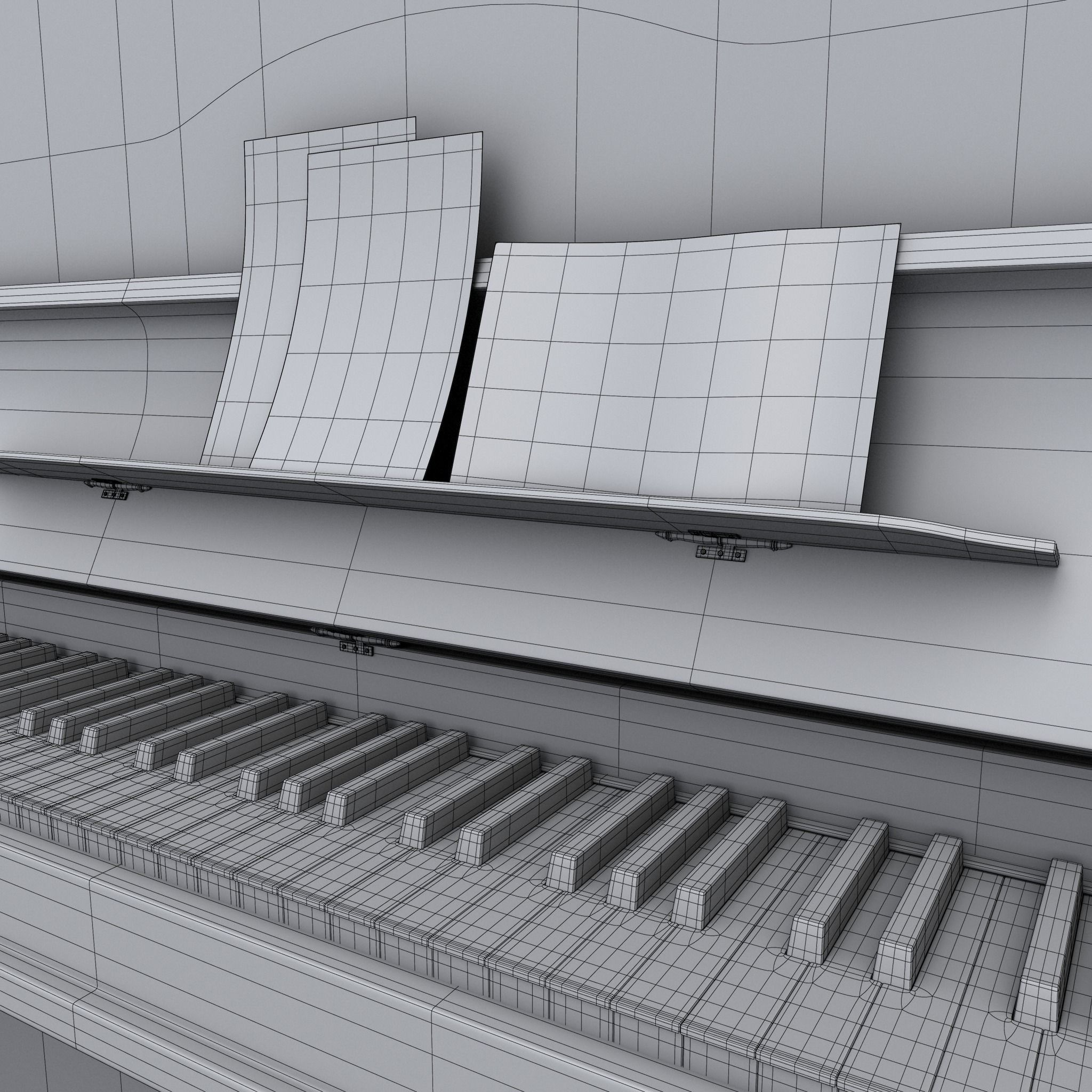 Piano 3D Model 3D model_4