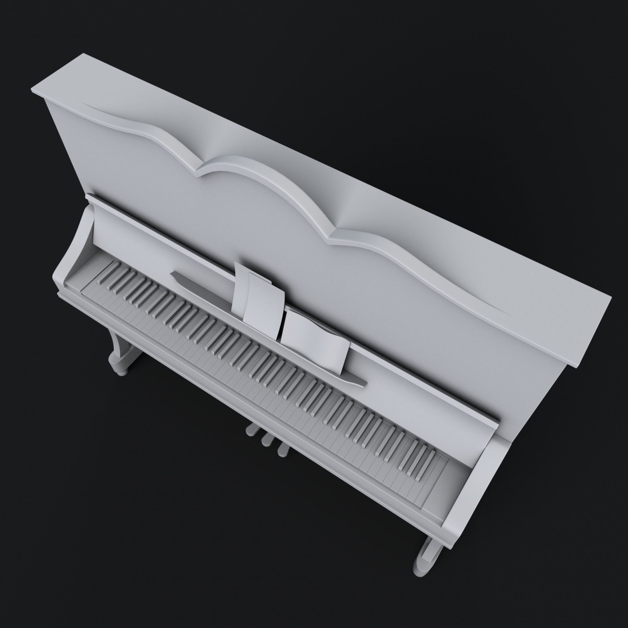 Piano 3D Model 3D model_9