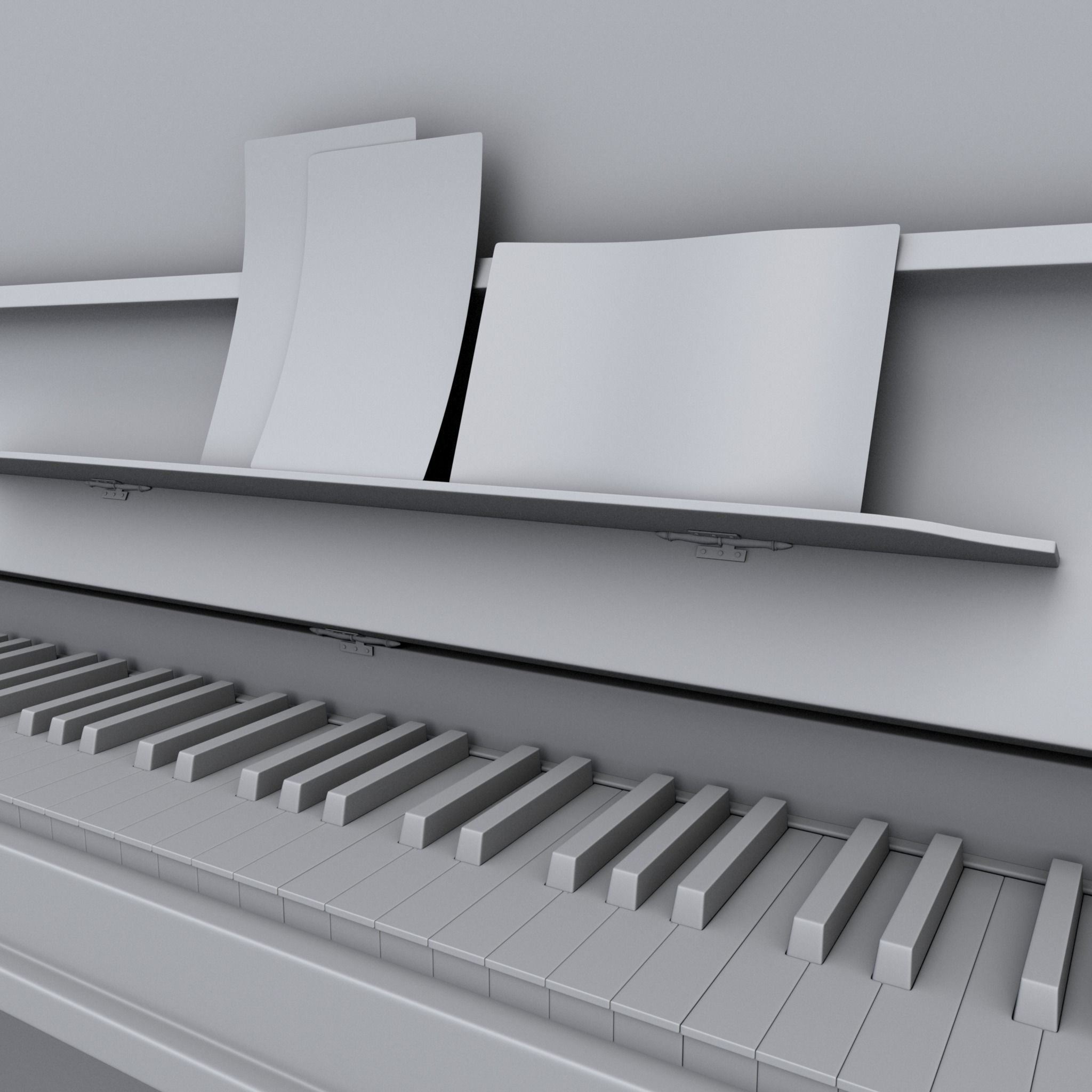 Piano 3D Model 3D model_8