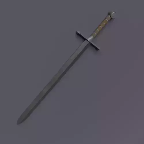 Low poly sword