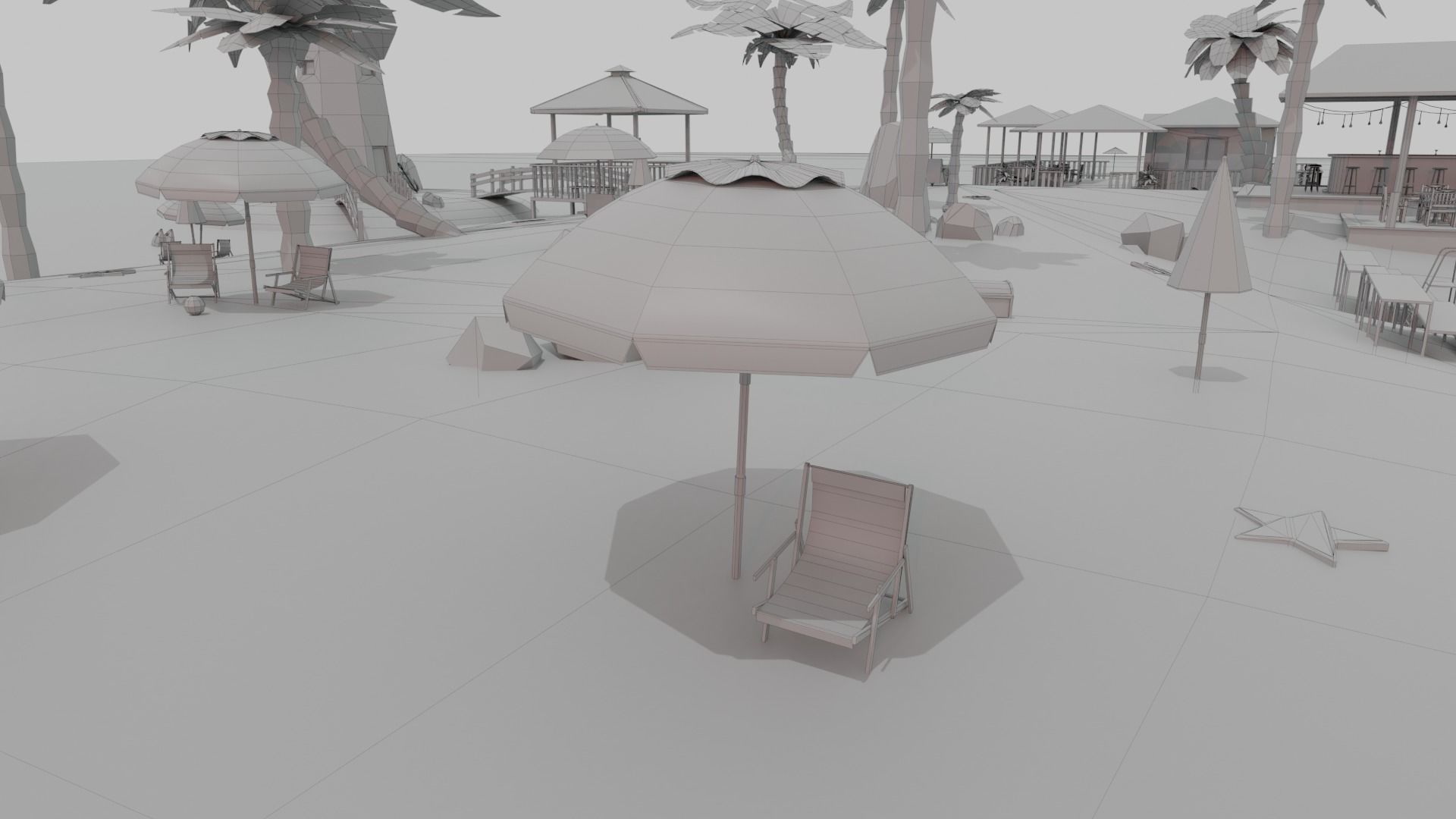 Metaverse Island Low-poly 3D model_25