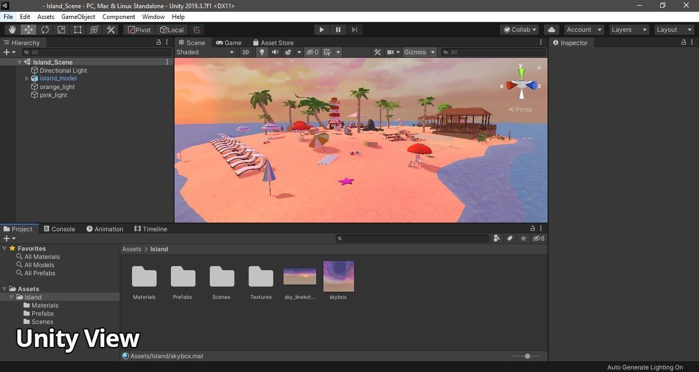 Metaverse Island Low-poly 3D model_27