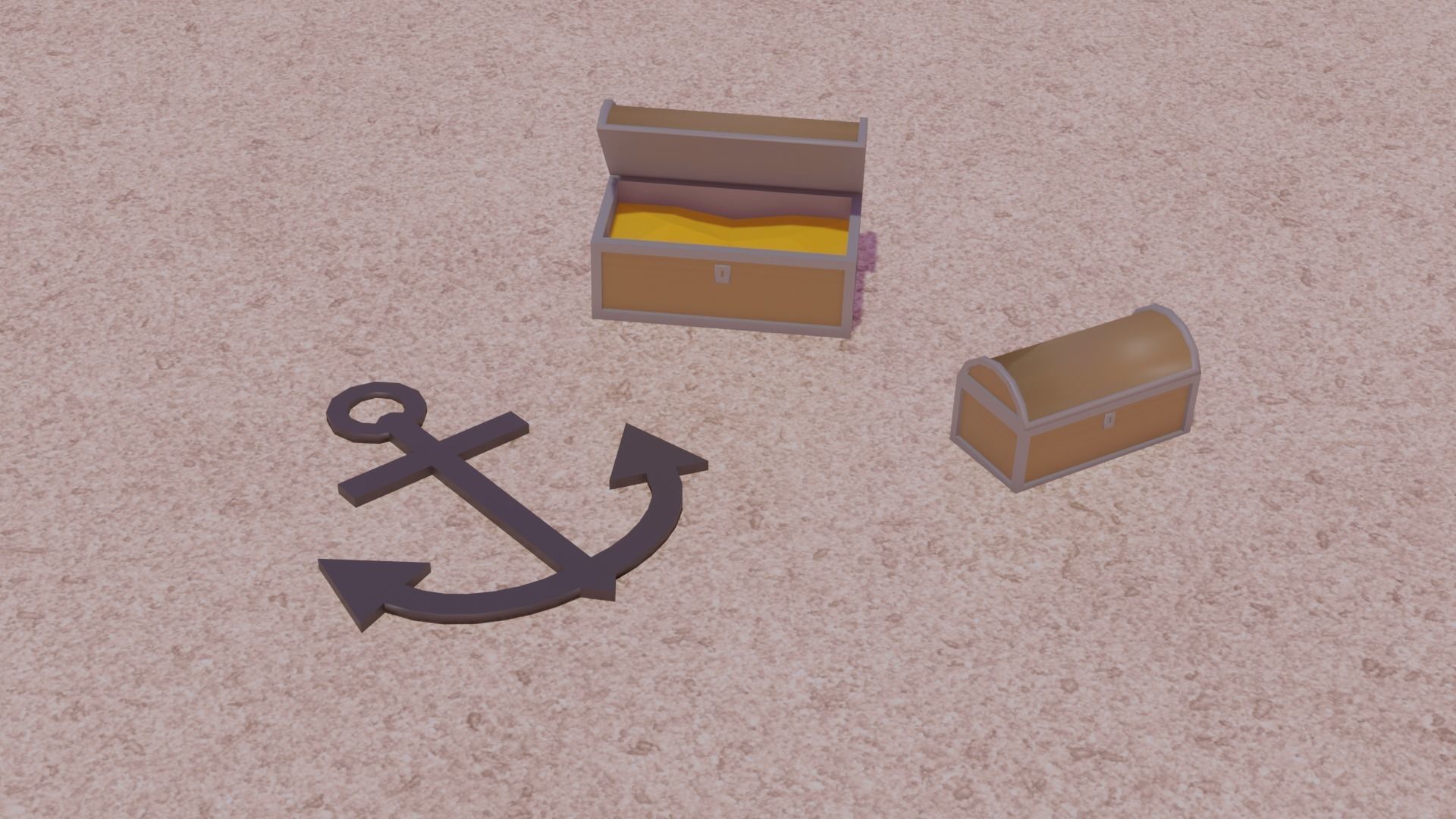 Metaverse Island Low-poly 3D model_21