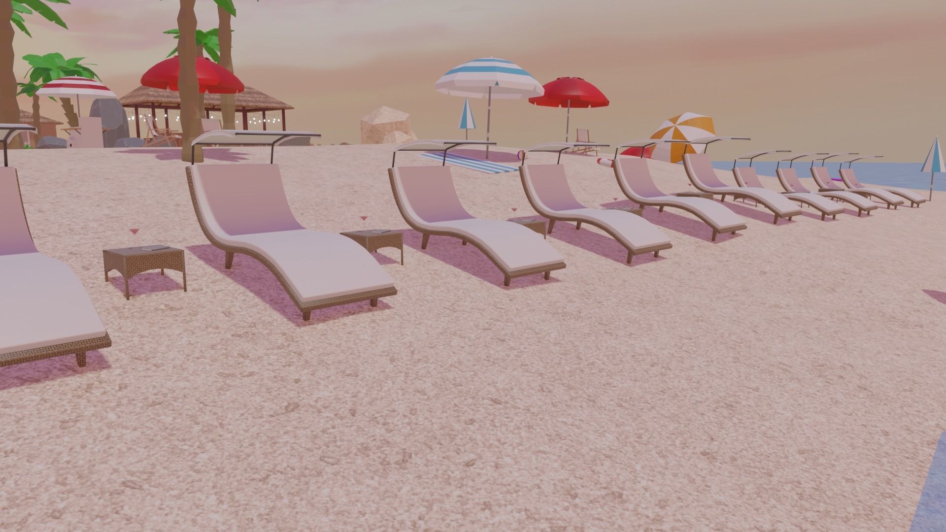 Metaverse Island Low-poly 3D model_5