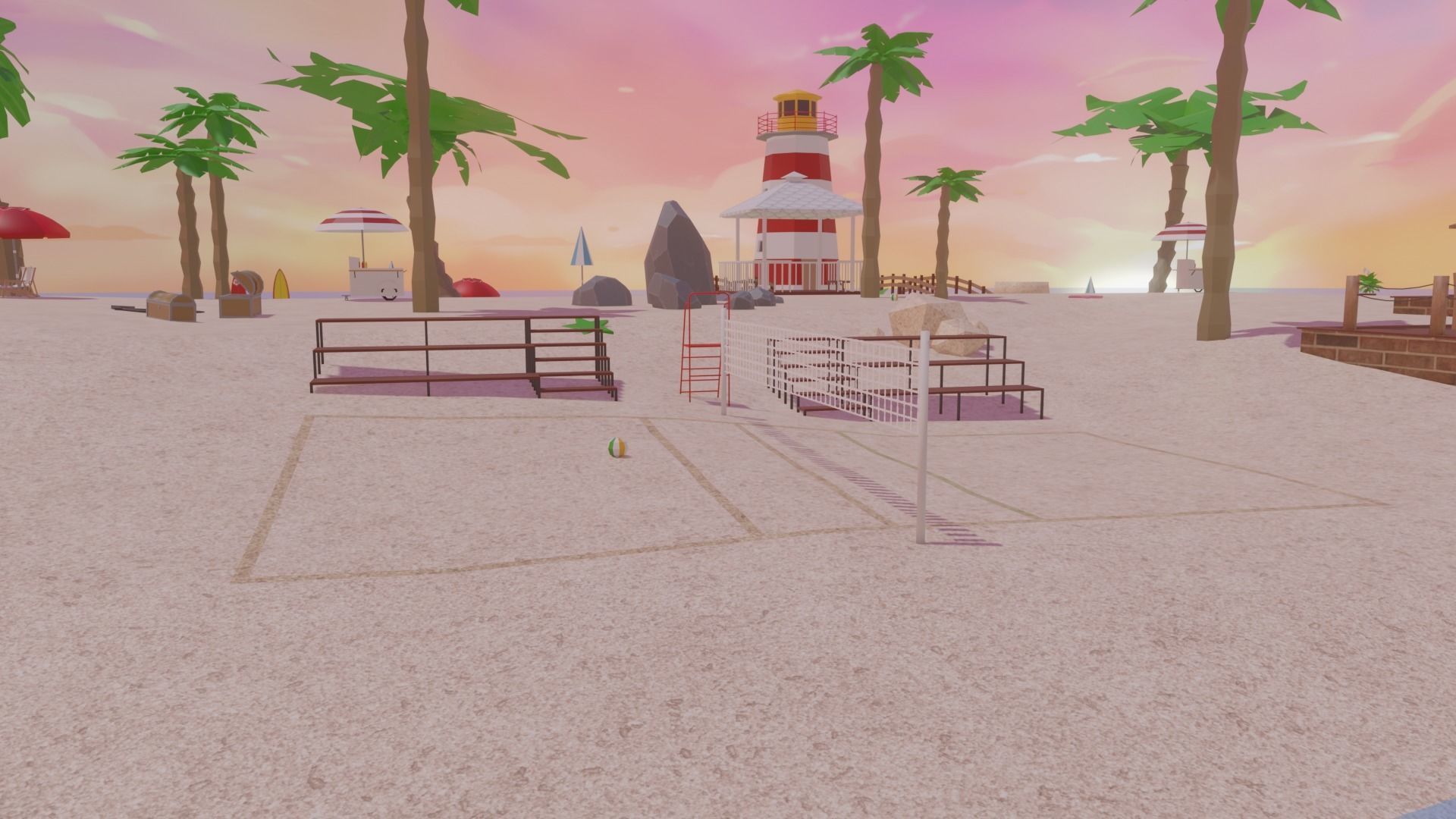 Metaverse Island Low-poly 3D model_19