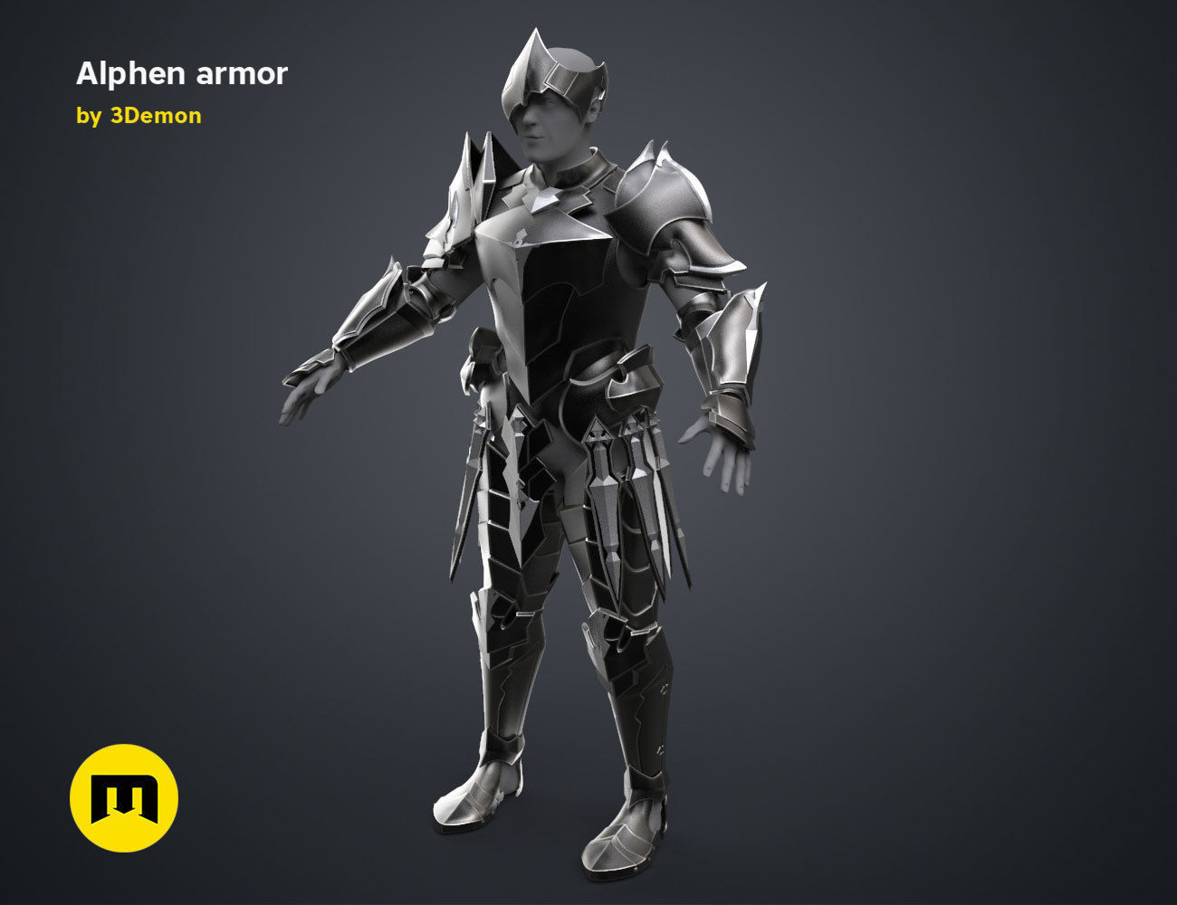 Alphen Armor - Tales of Arise 3D model 3D printable | CGTrader