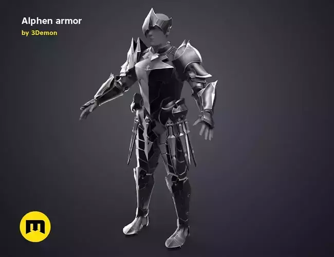 Alphen Armor - Tales of Arise 3D print model