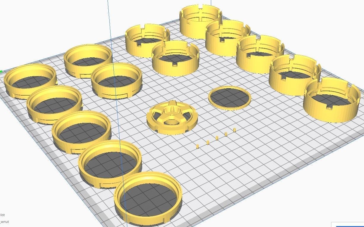 3d printable 3 piece wheel kit 3D print model_5