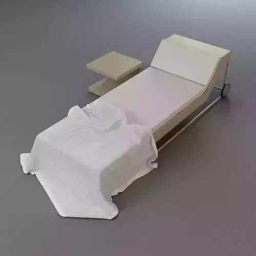 Sun Lounger and Towel