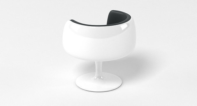 Eero Aarnio Cognac Cup Chair 3D model 4