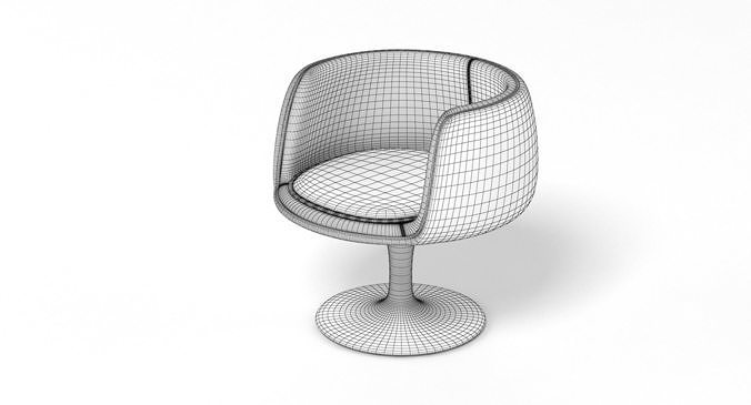 Eero Aarnio Cognac Cup Chair 3D model 6