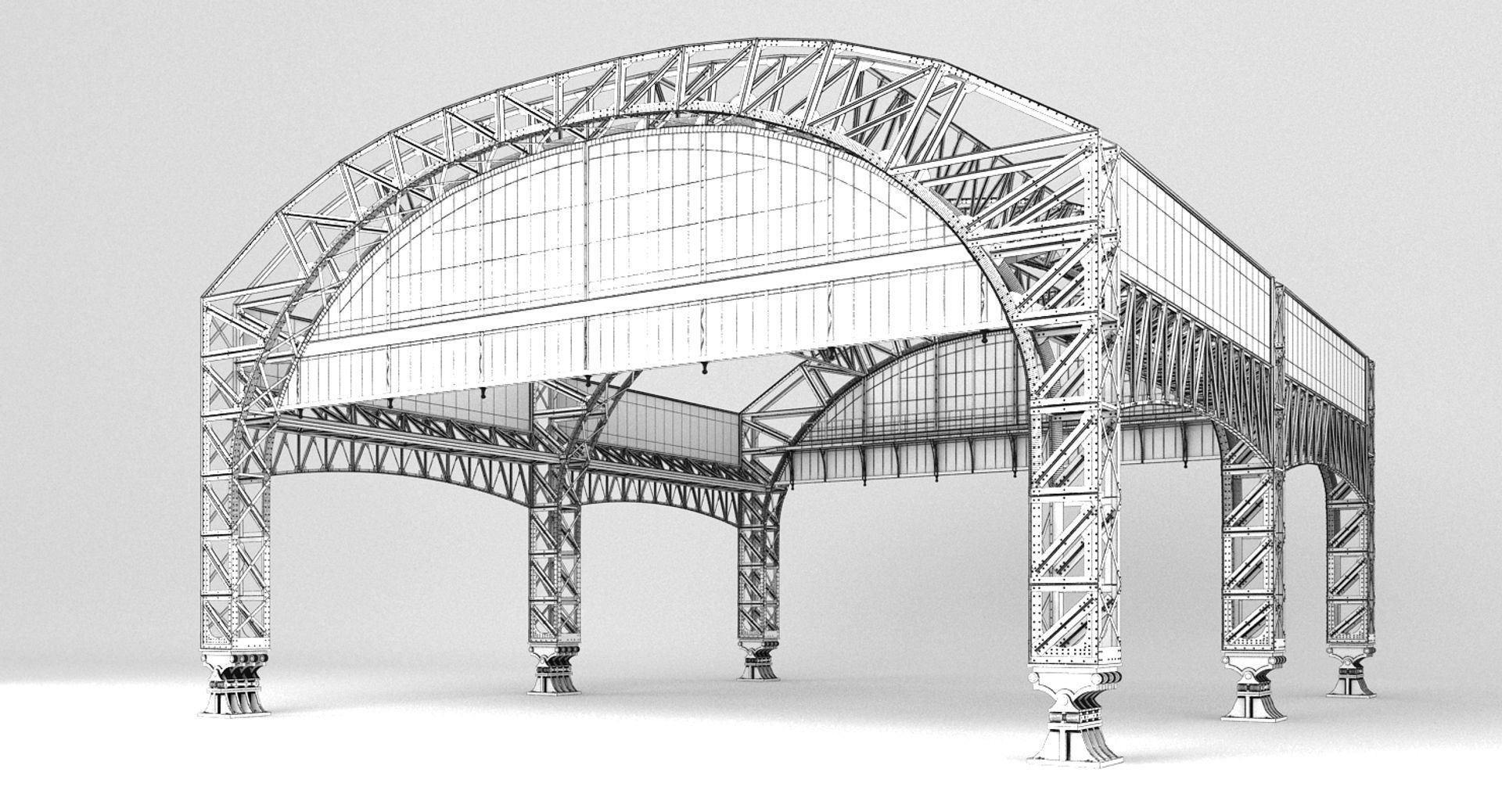 Modular Truss Structure 1 3D model_1