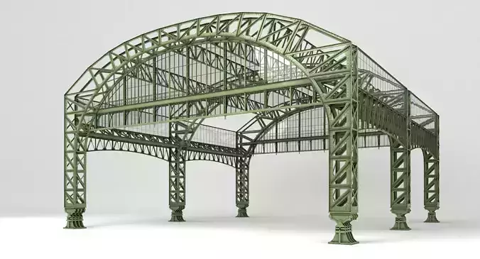 Modular Truss Structure 1 3D model