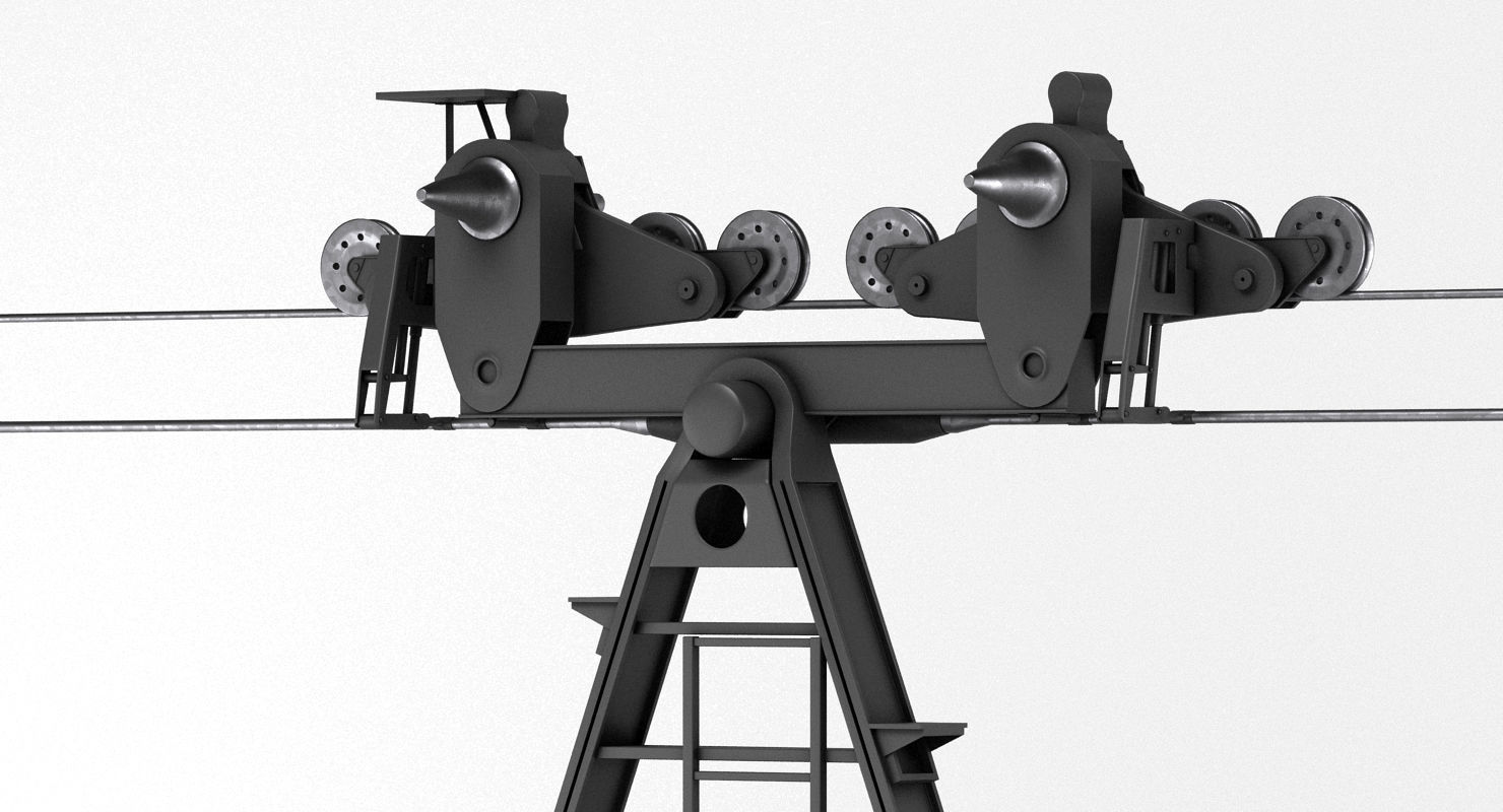 Porsche Design Cableway 3D model_4