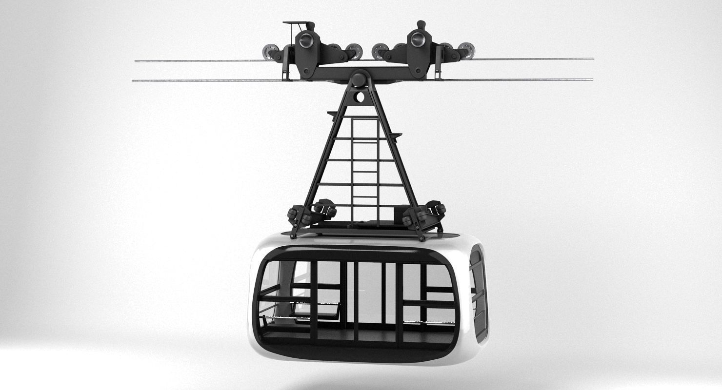 Porsche Design Cableway 3D model_1