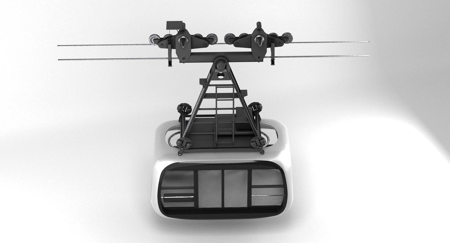 Porsche Design Cableway 3D model_11