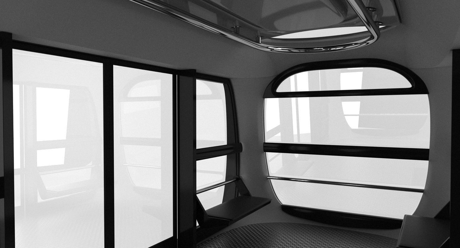 Porsche Design Cableway 3D model_6