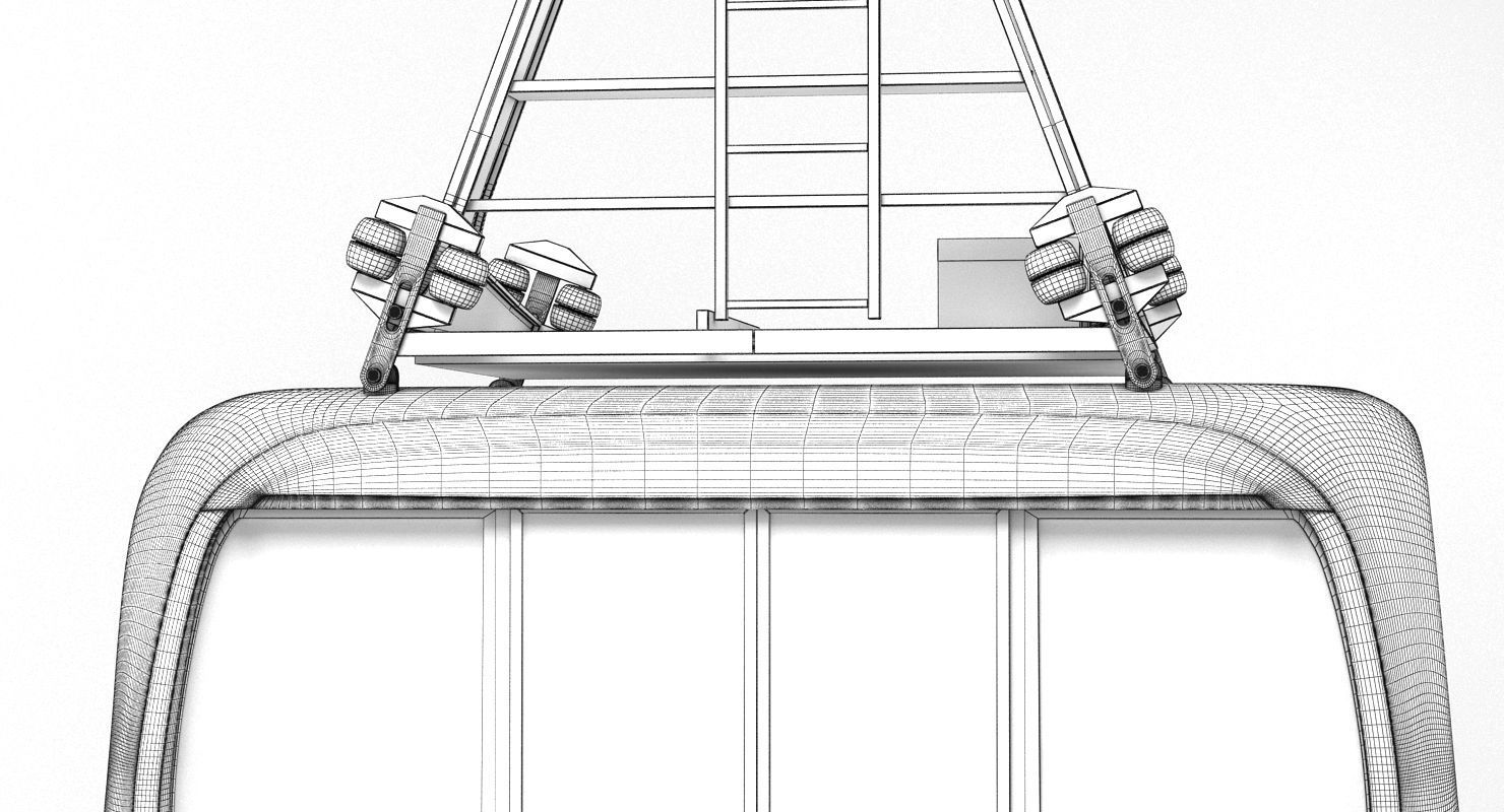 Porsche Design Cableway 3D model_14
